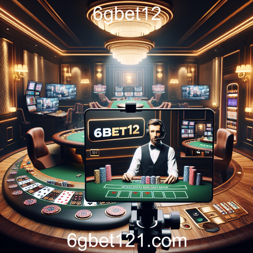 Experiência Imersiva do Dealer Ao Vivo no 6gbet12